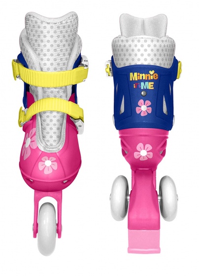 Minnie Mouse Inlineskates Hardboot Wit/Blauw maat 27/30