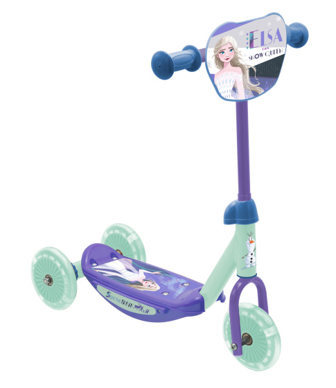 Frozen 3-wiel kinderstep meisjes paars/lichtblauw